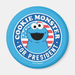 Koekjesmonster voor President Magneet