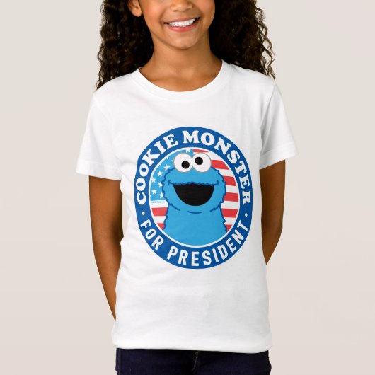 Koekjesmonster voor President T-shirt (Voorkant)