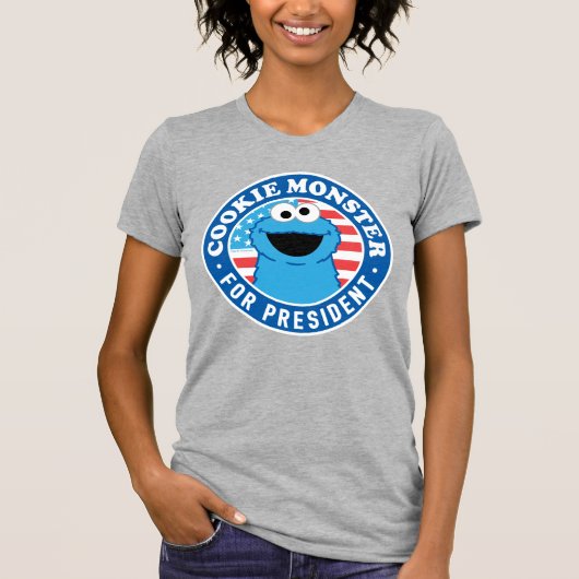 Koekjesmonster voor President T-shirt (Voorkant)
