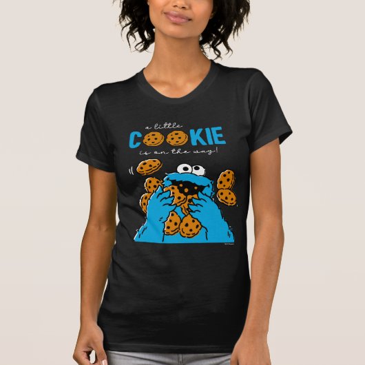 Koekjesmonster Zwangerschap/Baby aankondiging T-shirt (Voorkant)