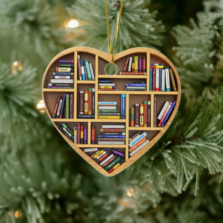 Koekjesplank Librarian Bookworm Writer Reader Keramisch Ornament