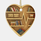 Koekjesplank Librarian Bookworm Writer Reader Keramisch Ornament (Rechts)