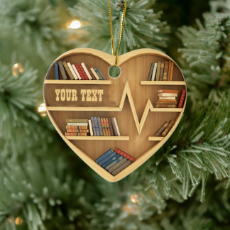 Koekjesplank Librarian Bookworm Writer Reader Keramisch Ornament