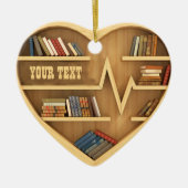 Koekjesplank Librarian Bookworm Writer Reader Keramisch Ornament (Voorkant)