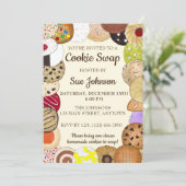 Koekjesruil Bake Sale Bked Goods Party Kaart (Staand voorkant)