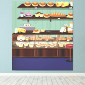 Koekjesteller Canvas Afdruk (Insitu (Houten vloer))
