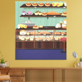 Koekjesteller Canvas Afdruk (Insitu (Woonkamer))