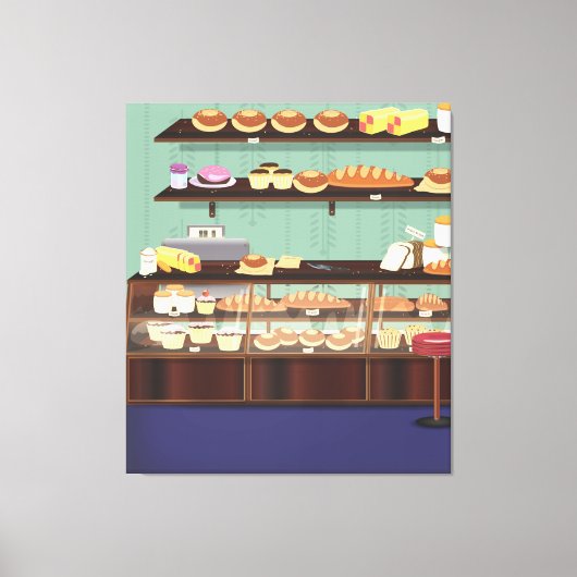 Koekjesteller Canvas Afdruk (Voorkant)