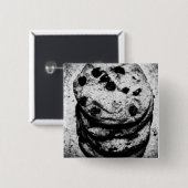 koekjestrap vierkante button 5,1 cm (Voorkant /achterkant)