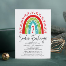 Koekjeswisselaar feestelijke regenbookerst