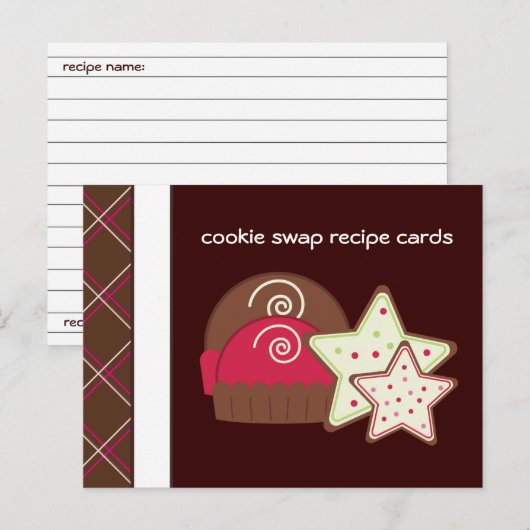 Koekjeswisselaar Ontvangen Kaarten (Voorkant / Achterkant)