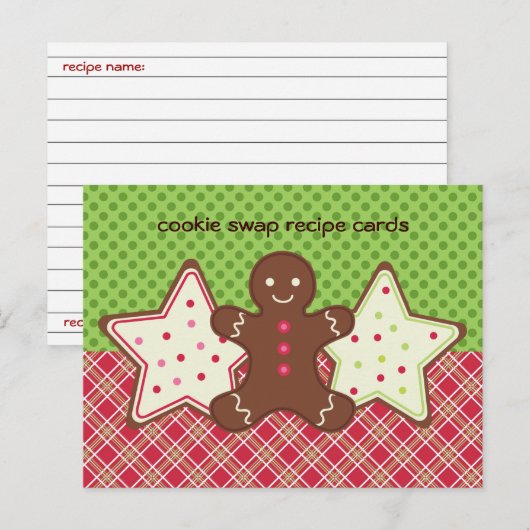 Koekjeswisselaar Ontvangen Kaarten (Voorkant / Achterkant)