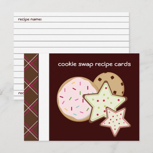 Koekjeswisselaar Ontvangen Kaarten (Voorkant / Achterkant)