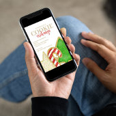 Koekjeswisselaar voor kerstmis kaart