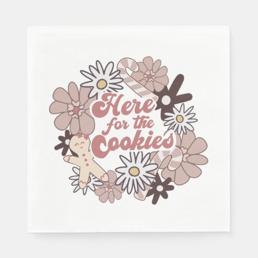 Koekjeswisselaar voor kerstmis servet (Voorkant)