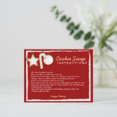 Koekjeswisselbouwkaart - U kunt deze aanpassen! Kaart (Staand voorkant)