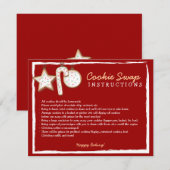 Koekjeswisselbouwkaart - U kunt deze aanpassen! Kaart (Voorkant / Achterkant)