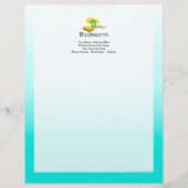 Koekjesworm met bril persoonlijk briefhoofd (Voorkant)