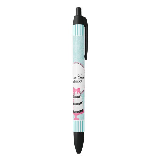 Koekkerbakkerij Zwarte Inkt Pen (Achterkant (Verticaal))