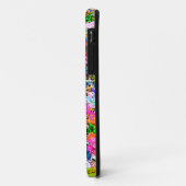 Koekkleurige abstracte gemengde paisleybloemen Case-Mate iPhone case (Achterkant/links)