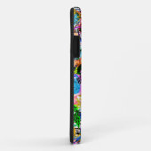 Koekkleurige abstracte gemengde paisleybloemen Case-Mate iPhone case (Achterkant/rechts)