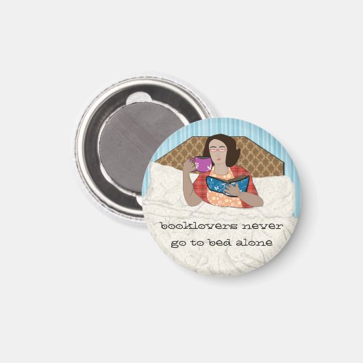 Koeklovers gaan nooit alleen naar bed magneet (Voorkant / Achterkant)