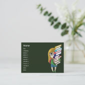 Koekmeisje - Chubby Visitekaartje (Staand voorkant)