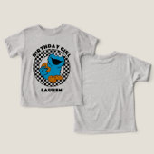 Koekmonster geruite verjaardagsmeisje (Ontwerp Voorkant & Achterkant)