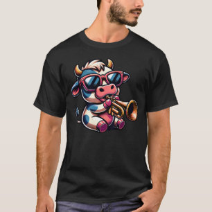 Koekoe die Trompet Speelt Met T-shirt