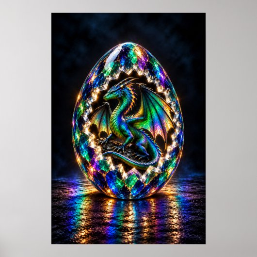 Koekoek Draken Ei Poster (Voorkant)