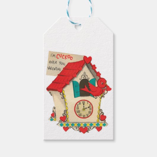 Koekoek over je heen |  VALENTIJN | LABELS Cadeaulabel