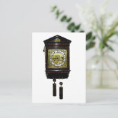 Koekoeksklok Inkt Tekening Tijdstuk Briefkaart (Staand voorkant)