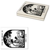 Koekplaat Inking Stamp for Girls Rubberstempel (Gestempeld)