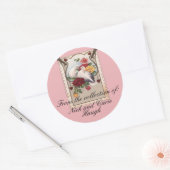Koekplaat voor paren ronde sticker (Envelop)