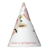 Koekroze Giraffe Feesthoedjes (Rechts)