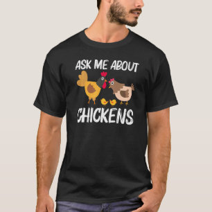 Koekskuikens voor mannen Rooster Hen Chicken Poul T-shirt