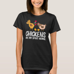 Koekskuikens voor mannen Rooster Hen Chicken Poul T-shirt