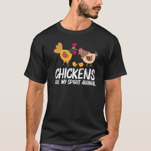 Koekskuikens voor mannen Rooster Hen Chicken Poul T-shirt (Voorkant)