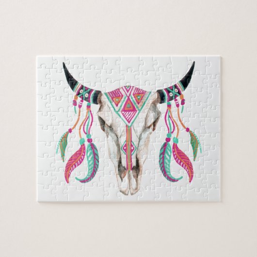 Koeksschedel met droomvangers legpuzzel (Horizontaal)