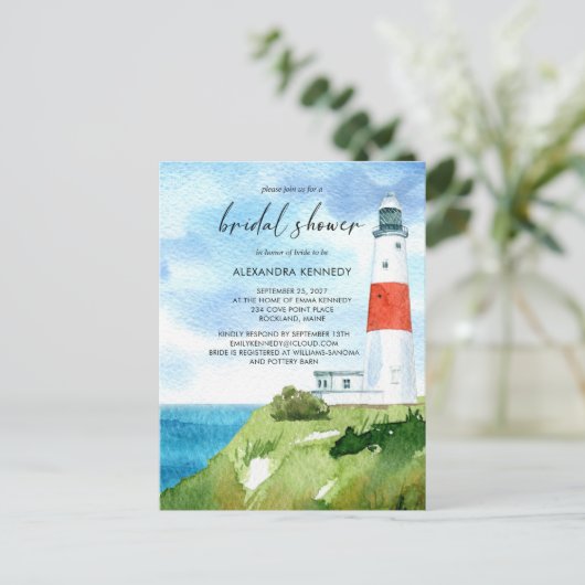 Koekvuurtoren Nautical Thed Vrijgezellenfeest Briefkaart (Staand voorkant)