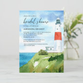 Koekvuurtoren Nautical Thed Vrijgezellenfeest Kaart (Staand voorkant)