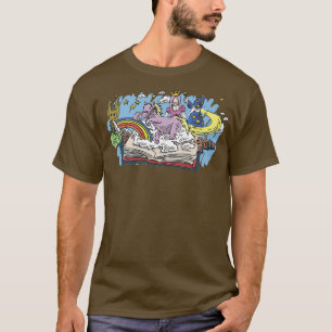 Koekworm Avid ReaderFairy Tale Fantasy Book Readin T-shirt