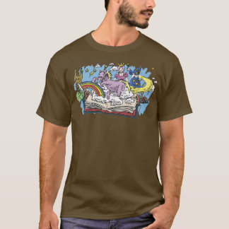 Koekworm Avid ReaderFairy Tale Fantasy Book Readin T-shirt