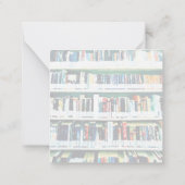 Koekworm, gepersonaliseerd kantoorbenodigdheden notitiekaartje (Achterkant)