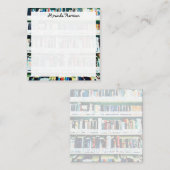 Koekworm, gepersonaliseerd kantoorbenodigdheden notitiekaartje (Voorkant / Achterkant)