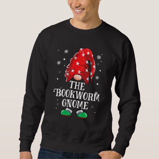 Koekworm Gnome Buffalo met kerstcadeau Trui (Voorkant)