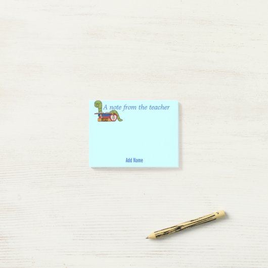 Koekworm Sticky Notes for Teachers (Op bureau)
