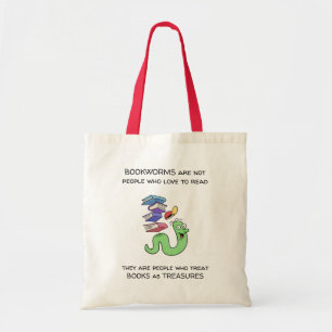 Koekwormen zijn mensen die boeken behandelen als s tote bag