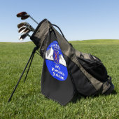 Koel 10e bergdivisie "Klim naar glorie" Golfhanddoek (Groen)