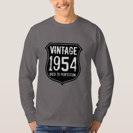 Koel 1954 met een leeftijd tot perfectie 60e shirt (Voorkant)